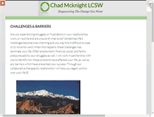 Tablet Screenshot of chad-mcknight.com
